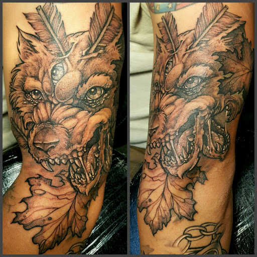 Explore side arm tattoo ideas, creative tattoo ideas in Fuquay Varina, available at 401 Tattoo and Antiquities
