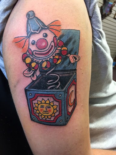 Explore tattoo ideas guns, creative tattoo ideas in Eureka Springs, available at Sailors Luck Tattoo