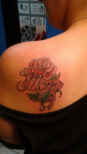 Explore fishing tattoo ideas for females, creative tattoo ideas in Bradenton, available at Memory Lane Tattoo Co.