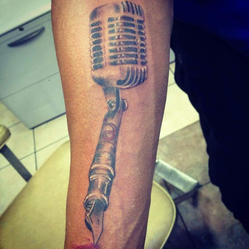 Explore husker tattoo ideas, creative tattoo ideas in Dubuque, available at The Crows Nest