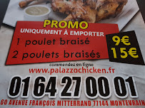 Menu / carte de Palazzo Restaurant à Montévrain