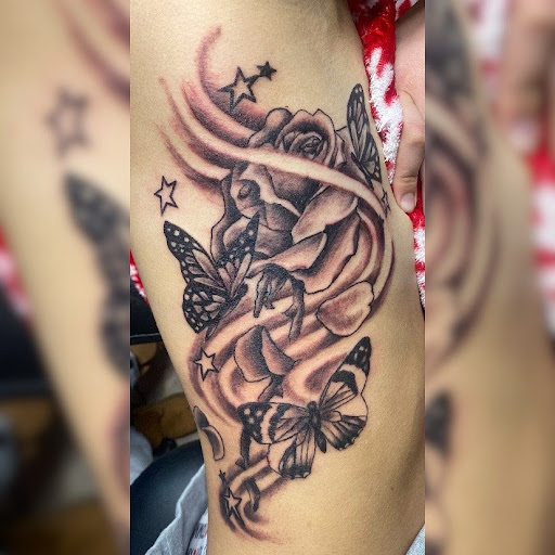 Explore inner finger tattoo ideas, creative tattoo ideas in Bethlehem, available at Valley Of Shadows