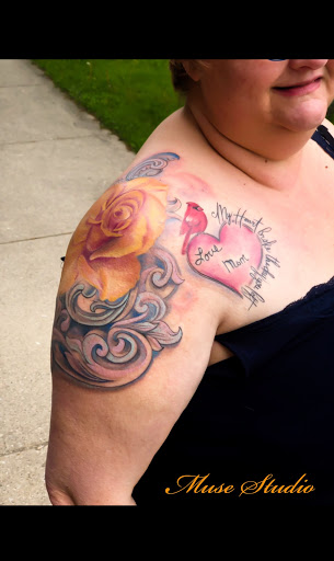 Explore dark tattoo ideas for men, creative tattoo ideas in Jefferson, available at Muse Studio Art & Tattoos (Private Studio)