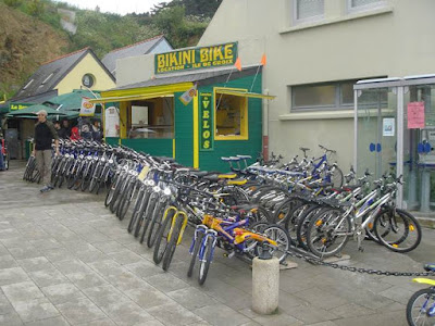 bikini-bike à Groix