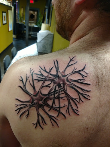 Explore quarter sleeve tattoo ideas for females, creative tattoo ideas in Greensboro, available at Seven Sagas Tattoo Studio