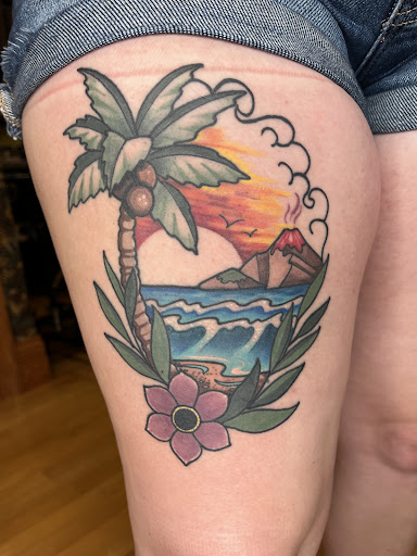 Explore small tattoo ideas on shoulder, creative tattoo ideas in Muncie, available at Fox & Sparrow Tattoo