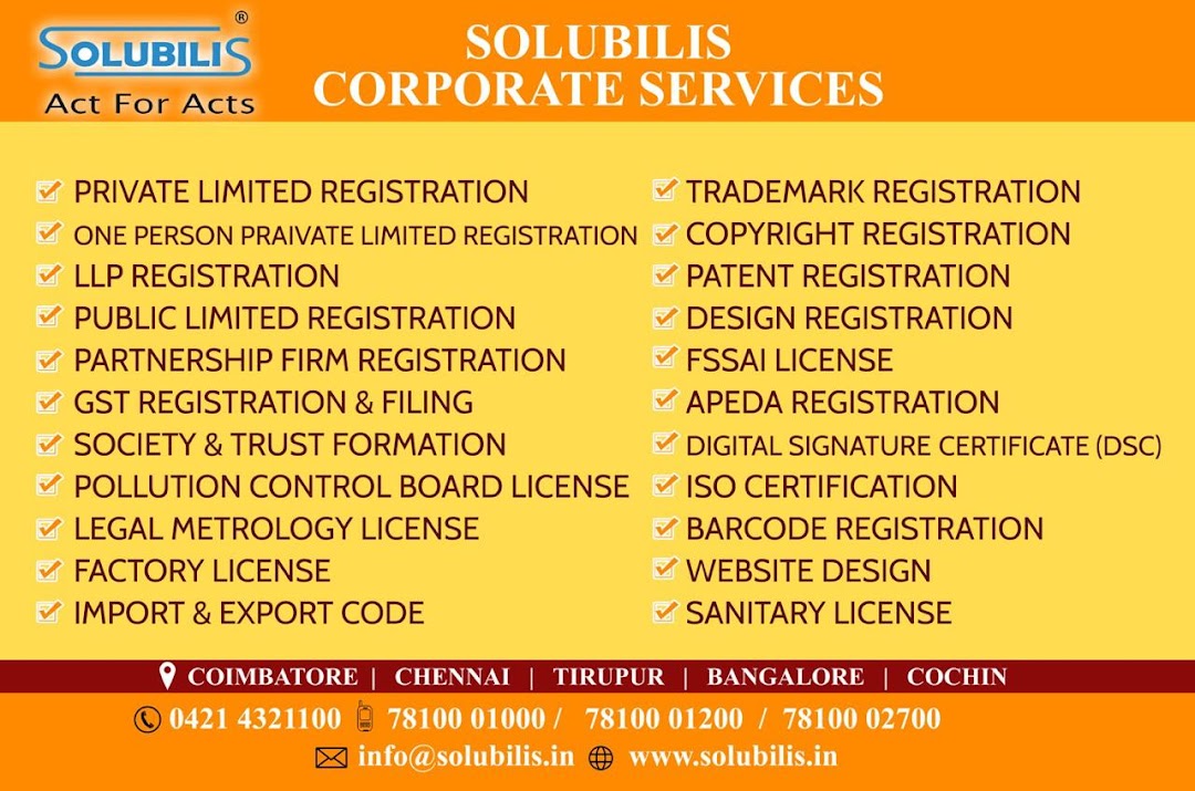 Partnership Firm Registration in Tirupur