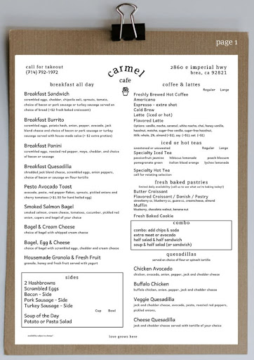 Carmel Cafe