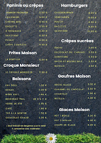 Menu du La Roulotte à Burgers - Kebab - Snack Artisanal à Anlhiac