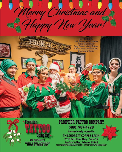 Tattoo Shop «Frontier Tattoo Company», reviews and photos, 2510 E Hunt Hwy #12, San Tan Valley, AZ 85143, USA