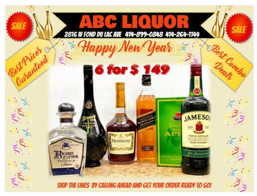 Liquor Store «ABC Beer & Liquor Depot», reviews and photos, 2816 W Fond Du Lac Ave, Milwaukee, WI 53210, USA