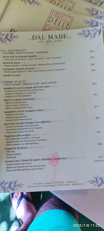 Parco delle Rose à Lido menu