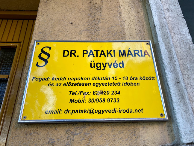 Értékelések erről a helyről: dr. Pataki Mária, Szeged - Ügyvéd