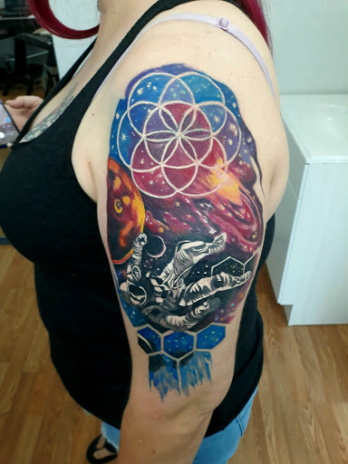 Explore native american tattoo ideas for men, creative tattoo ideas in Sarasota, available at SEVEN SINS Tattoo Studio