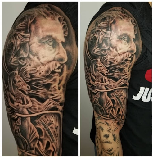 Explore peter pan tattoo ideas, creative tattoo ideas in Feasterville Trevose, available at Tattoo Galaxy (Feasterville) Piercing & Custom tattoos