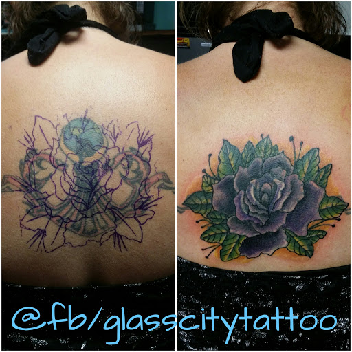 Tattoo and Piercing Shop «Glass City Tattoo», reviews and photos, 724 E Main St, Lancaster, OH 43130, USA