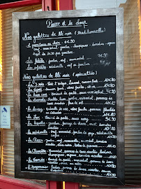 Crêperie Pierre et le Loup à Trouville-sur-Mer (le menu)