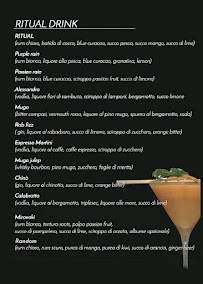 Bar à cocktails RITUAL SUNSET LOVER à Anzio (la carte)