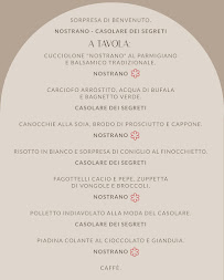 Menu du Casolare dei Segreti Ristorante à Treia