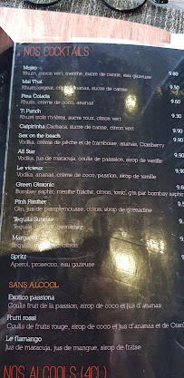 The Godfather Restaurant à Paris menu