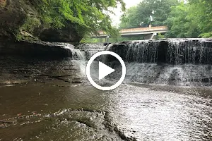 Big waterfall and swimming hole image