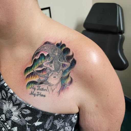 Explore gratitude tattoo ideas, creative tattoo ideas in Traverse City, available at Pinups & Needles