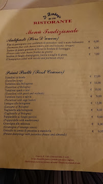 Pizzeria Randagio à Bologna menu