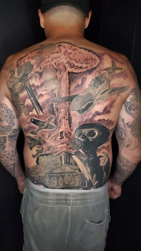 Explore movie tattoo ideas, creative tattoo ideas in Antioch, available at Flying Dutchman Tattoo