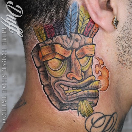 Explore unique name tattoo ideas, creative tattoo ideas in Portsmouth, available at World Famous Blue Horseshoe Tattoo and Piercing