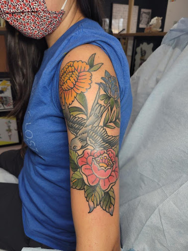Explore justice tattoo ideas, creative tattoo ideas in Libertyville, available at Lucky Seven Tattoo