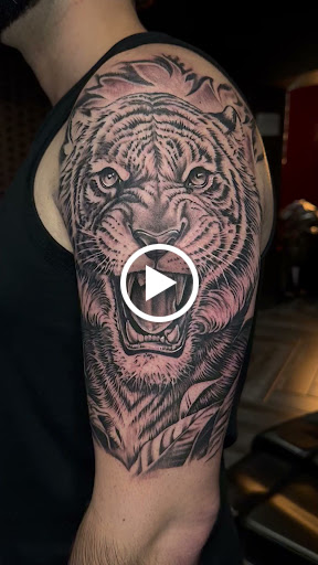 Explore chest to arm tattoo ideas, creative tattoo ideas in Scottsdale, available at Victorum Tattoo shop