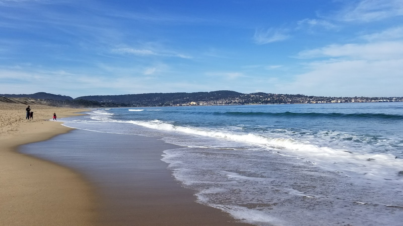 Photo of Monterey beach and the settlement