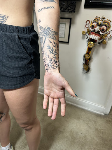 Explore rock climbing tattoo ideas, creative tattoo ideas in Miami, available at Bonsai Mike Tattoos