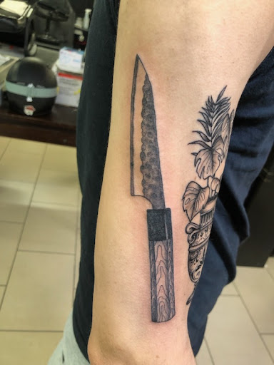 Explore fallout new vegas tattoo ideas, creative tattoo ideas in Sarasota, available at SEVEN SINS Tattoo Studio