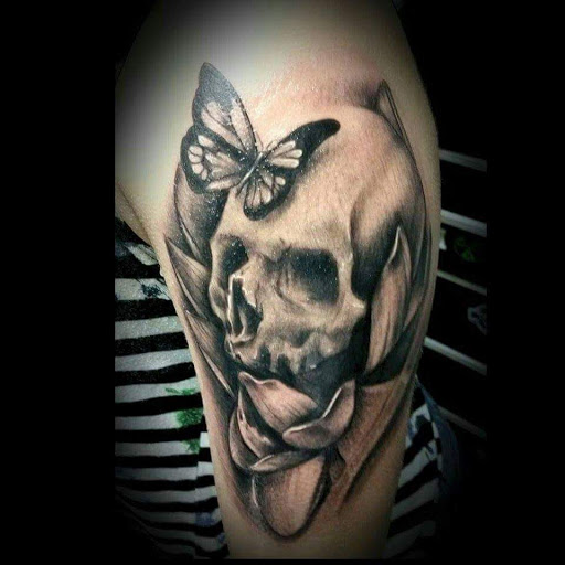 Explore black sheep tattoo ideas, creative tattoo ideas in San Antonio, available at Firme Copias Tattoo Studio