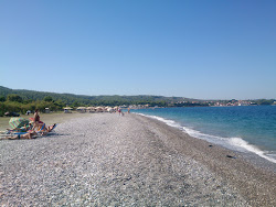Foto von Pefki beach mit lange, gerade küste