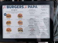 Restaurant de hamburgers Les Burgers de Papa à Thoiry - menu / carte