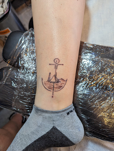 Explore male arm tattoo ideas, creative tattoo ideas in New Orleans, available at Catahoula Tattoo 