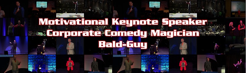 Fred Moore-Keynote Speaker, Corporate Comedy Magician & Bald-Guy