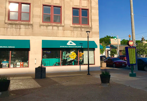 Explore black and white flower tattoo ideas, creative tattoo ideas in Saint Louis, available at Enigma Tattoos & Body Piercings