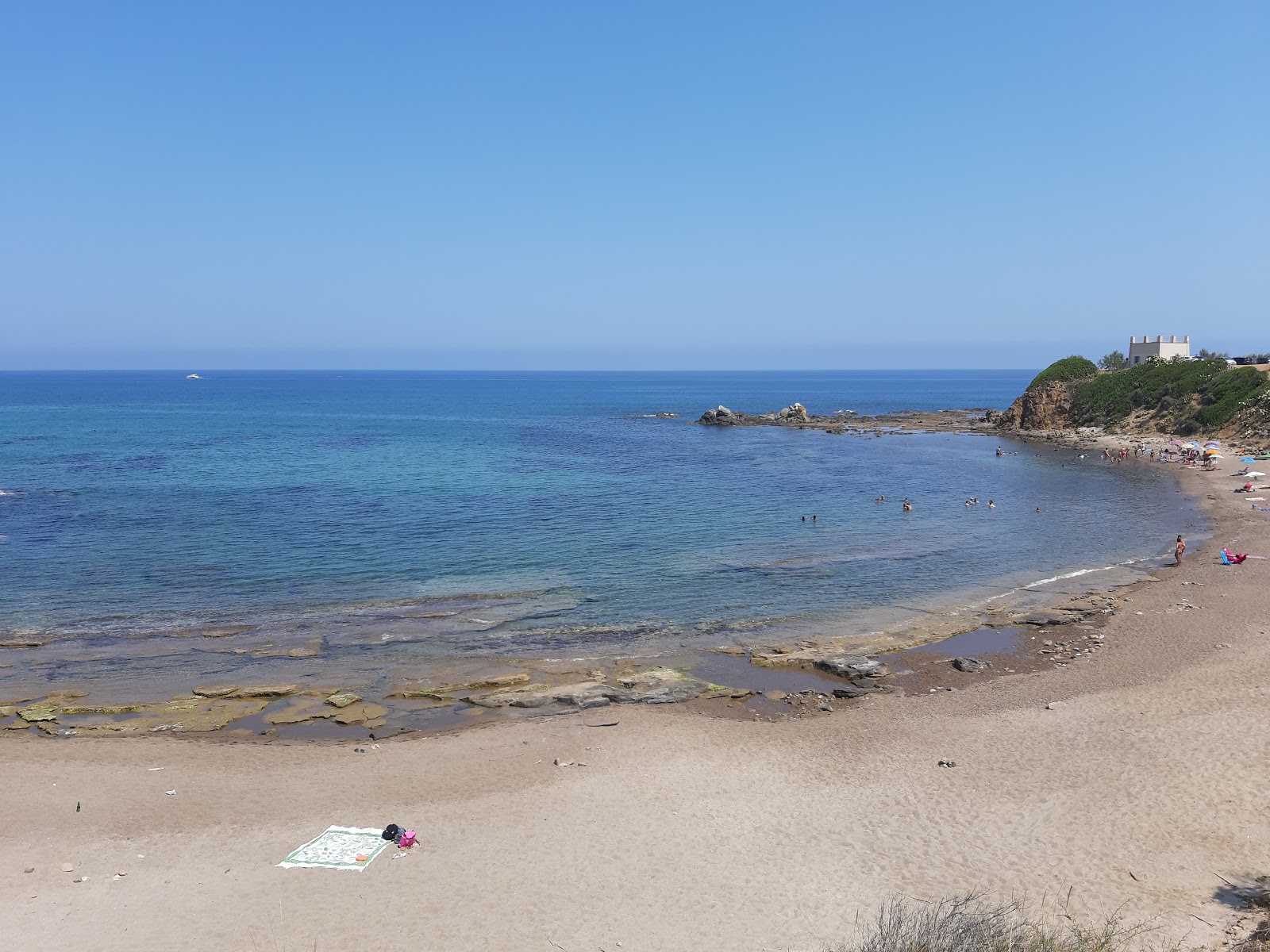 Fotografija Spiaggia Di Settefrati z svetel pesek površino