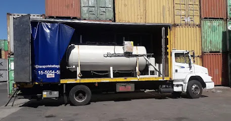 Transporte Battaglia Logística y Distribución Fletes con pala hidráulica