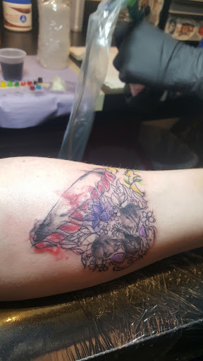 Explore saw movie tattoo ideas, creative tattoo ideas in Orange Park, available at Revelation Tattoo company