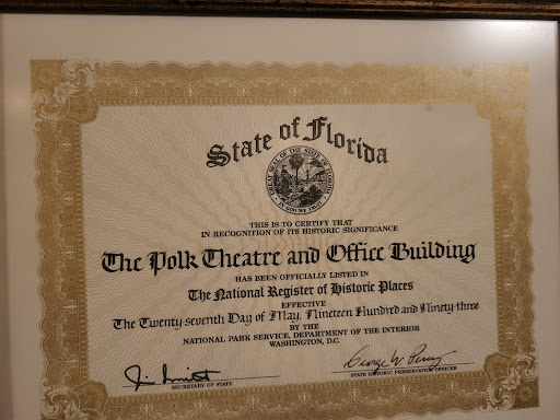 Performing Arts Theater «Polk Theatre», reviews and photos, 139 Florida Ave S, Lakeland, FL 33801, USA