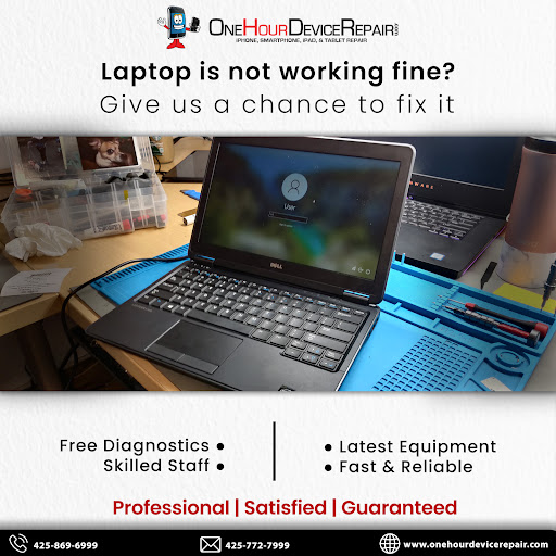 Mobile Phone Repair Shop «One Hour Device Repair», reviews and photos, 70 E Sunset Way, Issaquah, WA 98027, USA