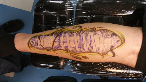 Explore peanut butter and jelly tattoo ideas, creative tattoo ideas in Sparks, available at Under Your Skin Tattoo & Body Piercing