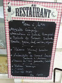 Menu / carte de La Tablée Campagnarde à Longué-Jumelles