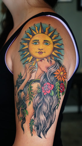 Explore laugh now cry later tattoo ideas, creative tattoo ideas in Oxnard, available at Downtown Tattoo & Body Piercing