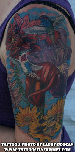 Explore front neck tattoo ideas, creative tattoo ideas in Lockport, available at Tattoo City by Larry Brogan