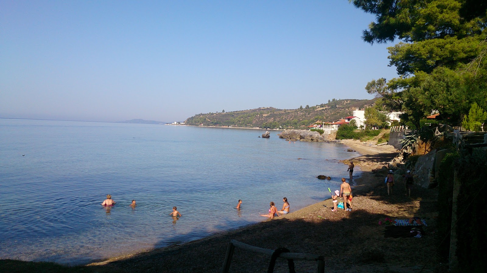 Photo of Ag. Paraskevis beach II and the settlement